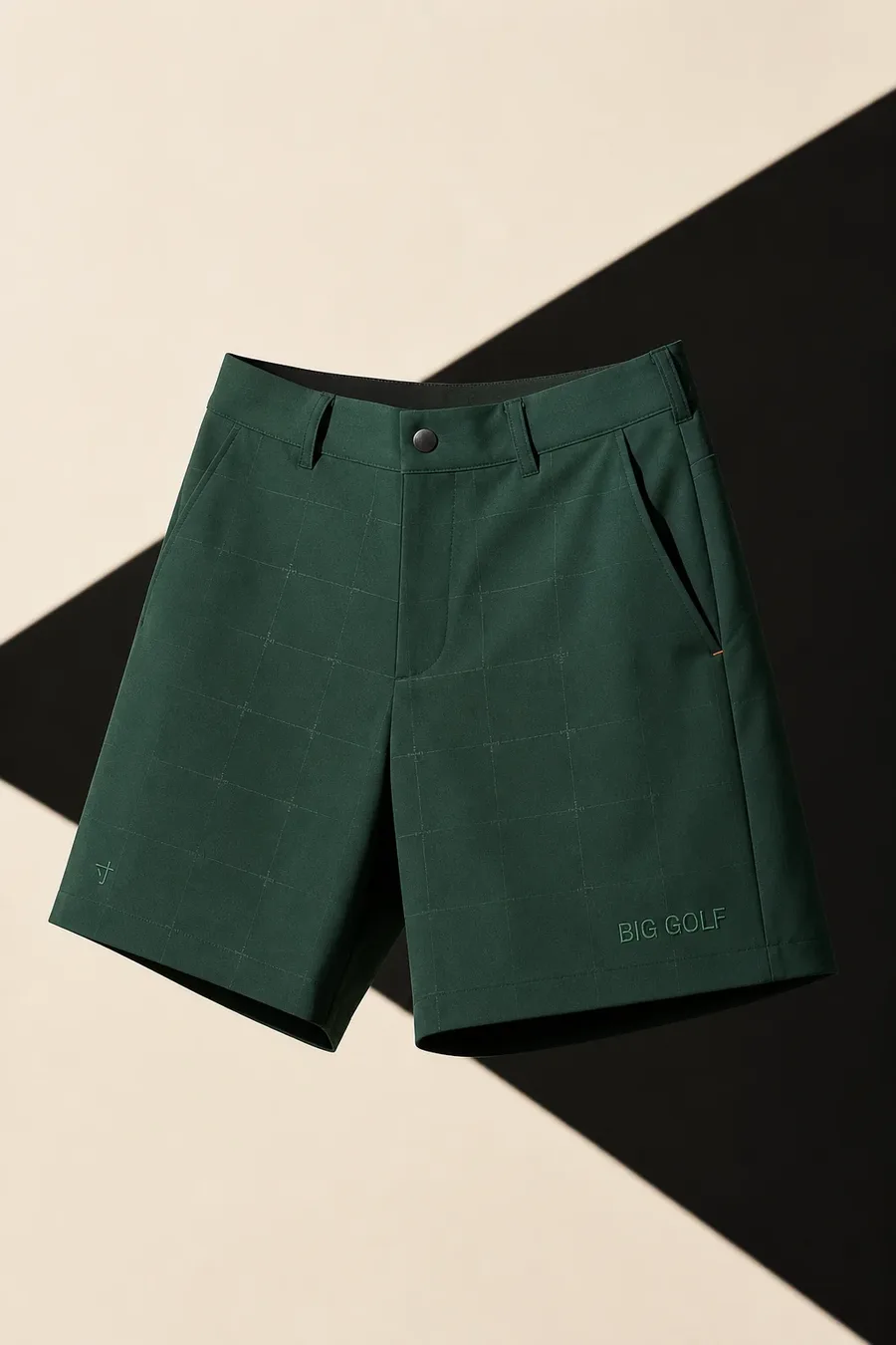 BIG GOLF tailored short in deep green