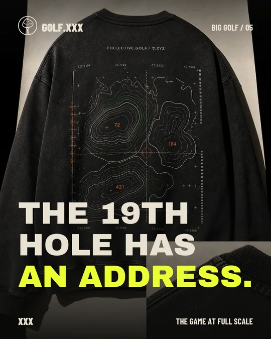 BIG GOLF meme 05: The 19th hole has an address.